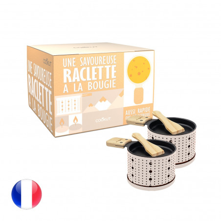 LUMI Blanc raclette à la bougie 2 personnes