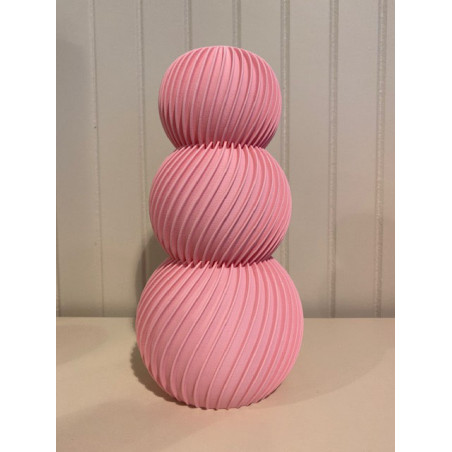 Vase FLAMANT rose TWIST MK Design