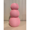 Vase FLAMANT rose TWIST MK Design