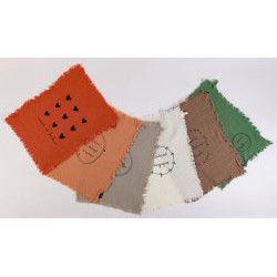 Essuie main "La maison du bonheur" 30*40 cm coloris assortis