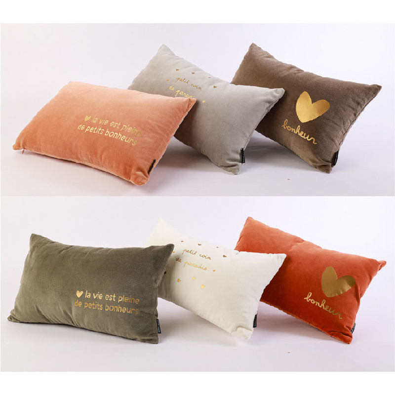 coussin 30*50 cm assorti vie / paradis / bonheur
