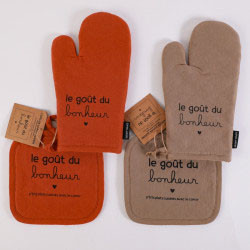 lot gant manique "le gout du bonheur"