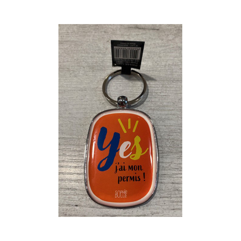Porte-clés YES jai mon permis  DLP