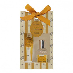 Coffret parfumé eau de toilette 30 ml et baume mains 30 ml Fleur d'oranger
