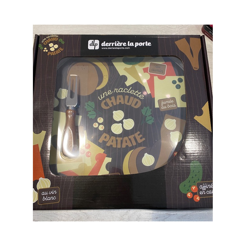 Plat à fromage + fourchette chaud patate DLP