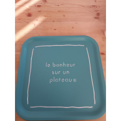Plateau calanque carré  "Le bonheur sur un plateau" S.Janière