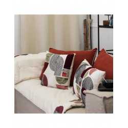 coussin KALI BOIS DE ROSE 45*45