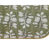 Grand plateau métal Alhambra 30*40 olive, bord doré