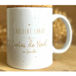 Mug "Chocolat chaud et contes de Noël" Marcel et Lily