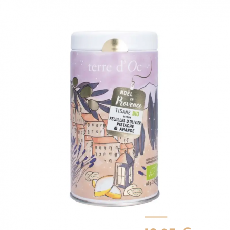tisane Provence pistache Amande 60g bio Noël