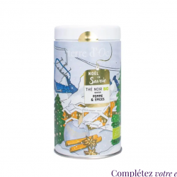thé noir Savoie pomme poire épices bio 100 g Noël