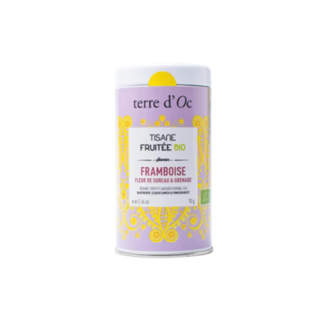Tisane Fruitée Bio Framboise Sureau Grenade 70g