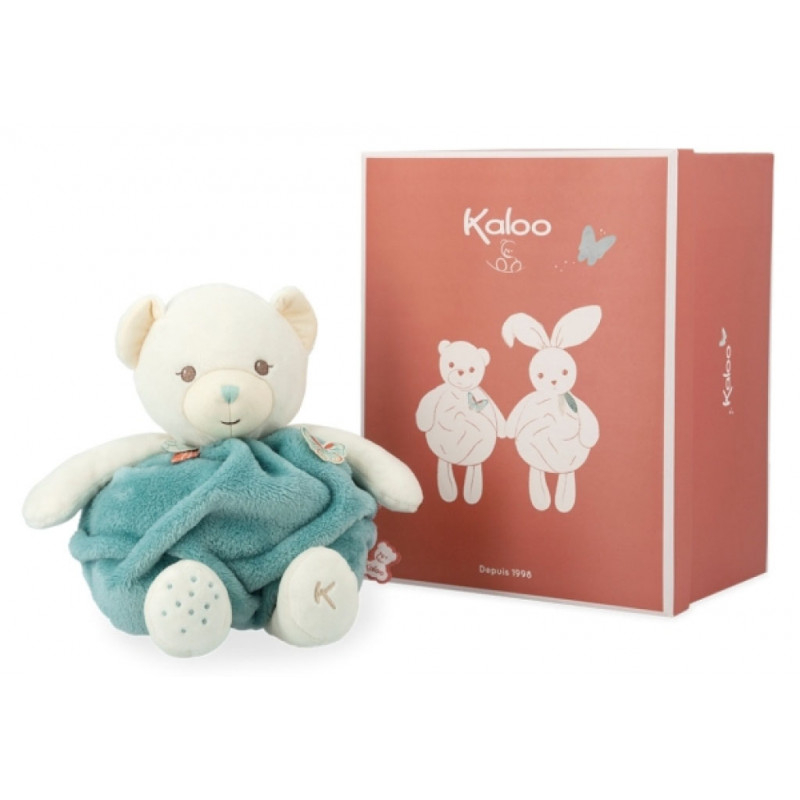 bulle d'amour ours vert 23 cm