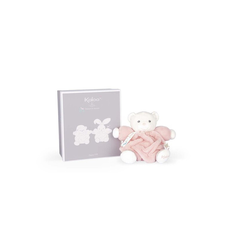 Patapouf ourson rose poudré 20 cm