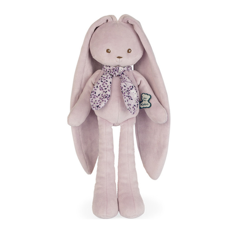 Pantin lapin rose 25 cm