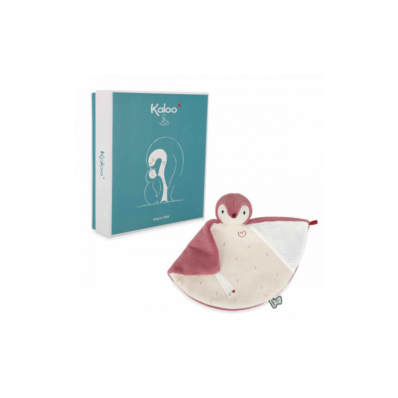 Doudou Manchot rose