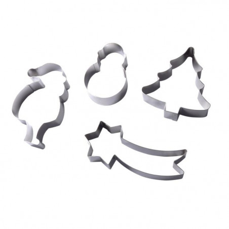 Boite de 4 nonnettes de Noël Gobel