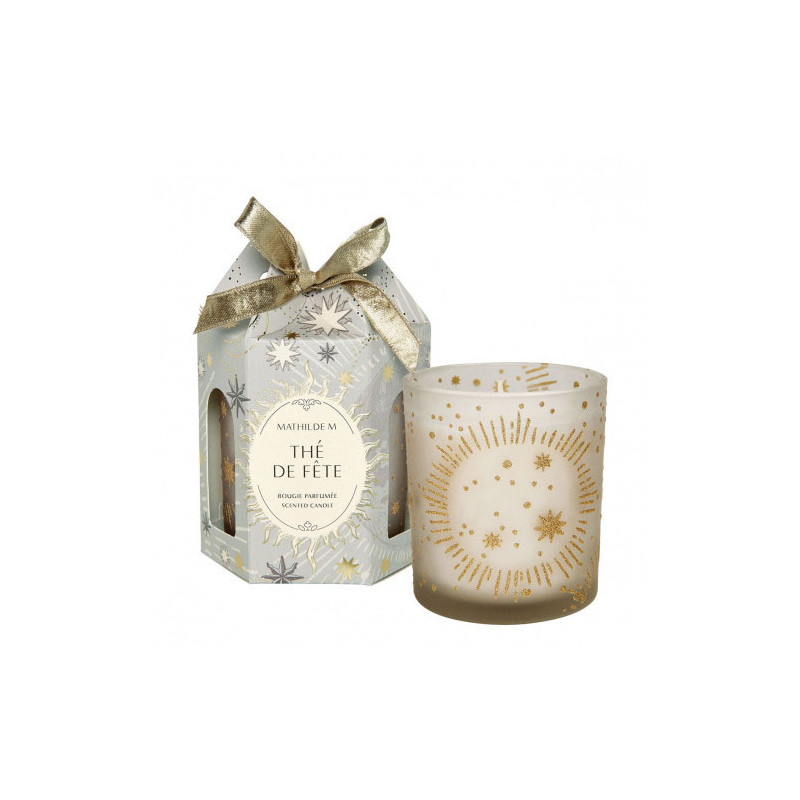 Bougie parfumée Fête céleste 160 g Thé de Fête