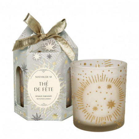 Bougie parfumée Fête céleste 160 g Thé de Fête