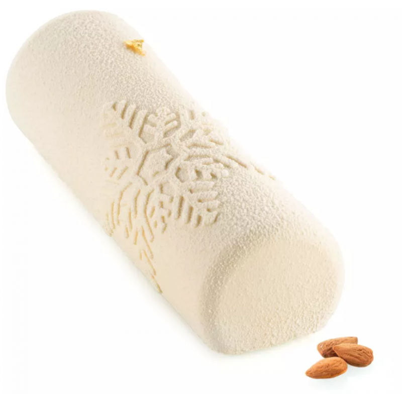 Bûche Snowfall 8.1*25cm SILIKOMART