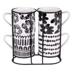 Tour KIMANI 4 mugs café 25cl BASTIDE