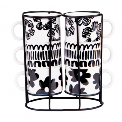 Tour KIMANI 6 mugs café 10cl BASTIDE