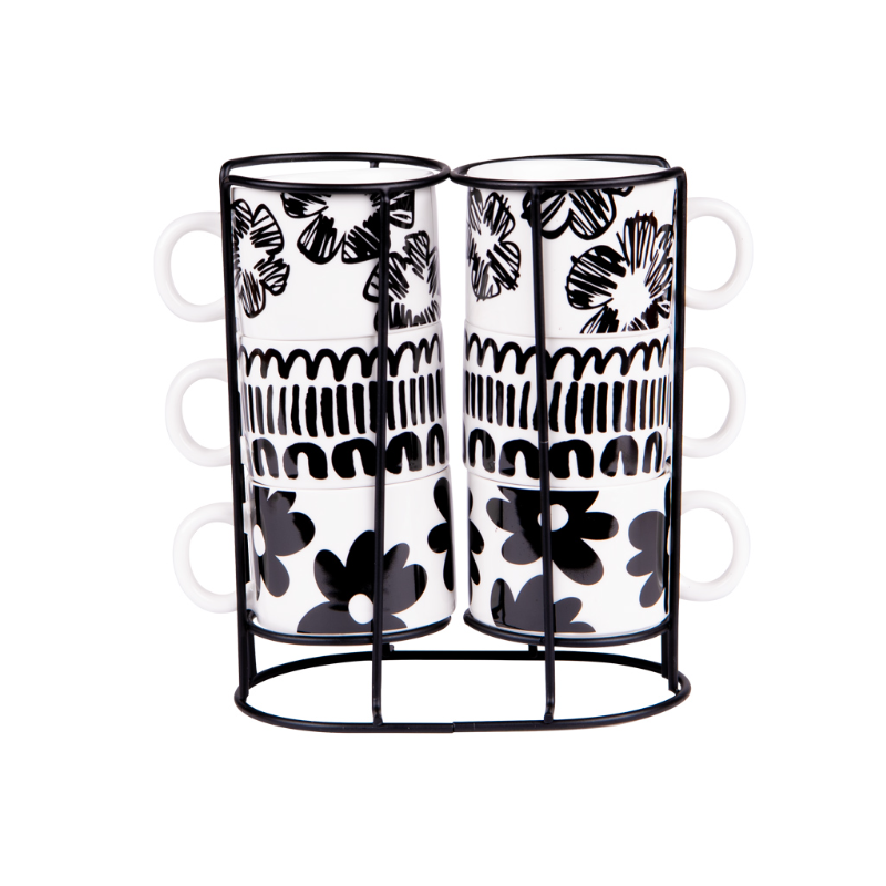 Tour KIMANI 6 mugs café 10cl BASTIDE