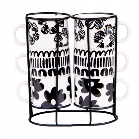 Tour KIMANI 6 mugs café 10cl BASTIDE