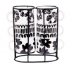 Tour KIMANI 6 mugs café 10cl BASTIDE