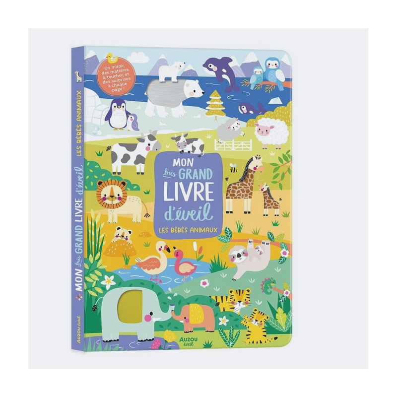 mon tres grand livre d'éveil les bébés animaux AUZOU