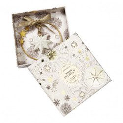 Couronne Etoile parfumée Fete celeste Sapin enchante