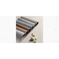 set de table gris foncé silkstone double face guzzini