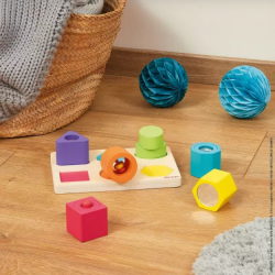 puzzle 6 cubes sensoriels bois