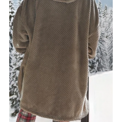 Poncho Taille Unique Moelleux polaire recyclée