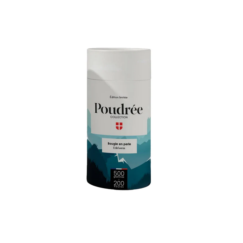 Bougie POUDREE edition limitee Edelweiss 500g