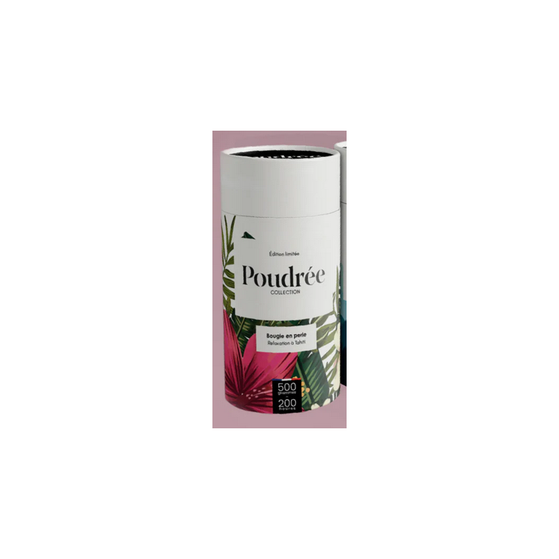 Bougie POUDREE edition limitee Tahiti 500g