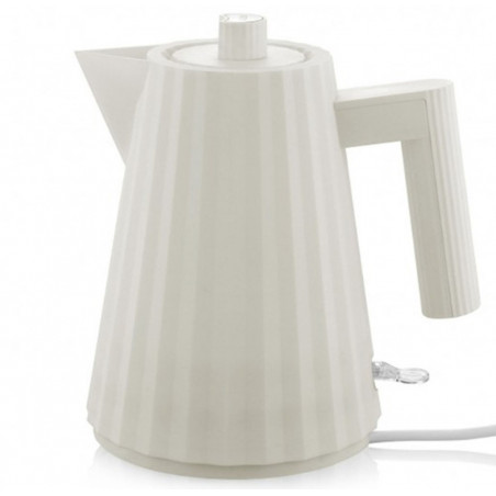 Bouilloire plissée blanche 1L ALESSI