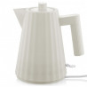 Bouilloire plissée blanche 1L ALESSI