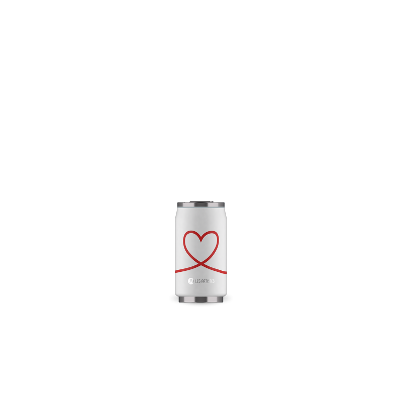 Canette isotherme Can love mat 280 ml