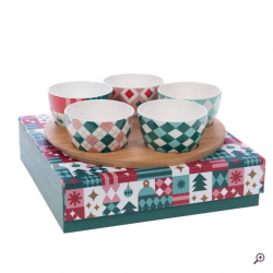 Coffret 5 bols santa