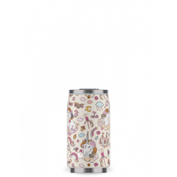 Canette isotherme Can licorne ivoire 280 ml