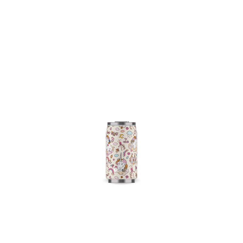 Canette isotherme Can licorne ivoire 280 ml