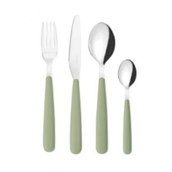 Ménagère 24 pièces POP sauge Guzzini