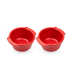 2 Ramequins 20cl rouge Appolia PEUGEOT