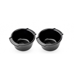 2 Ramequins 20cl noir satin Appolia PEUGEOT