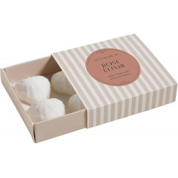 boite de 4 décors fondants rose elixir
