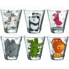 6 verres Bambini assorti