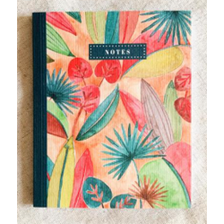 carnet Feuillages PM Bleu coquille