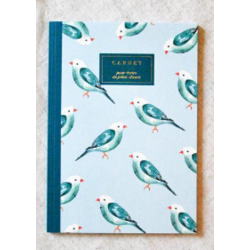 carnet Oiseau bleu GM Bleu coquille