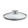 COUVERCLE VERRE 32 CM PLATINE CRISTEL